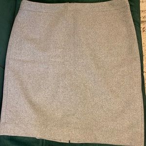 J Crew Pencil Skirt, gray, size 16
